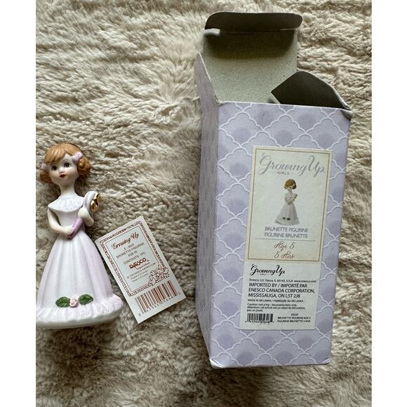 Enesco Growing Figurine Age 5 - Picture 1 of 4